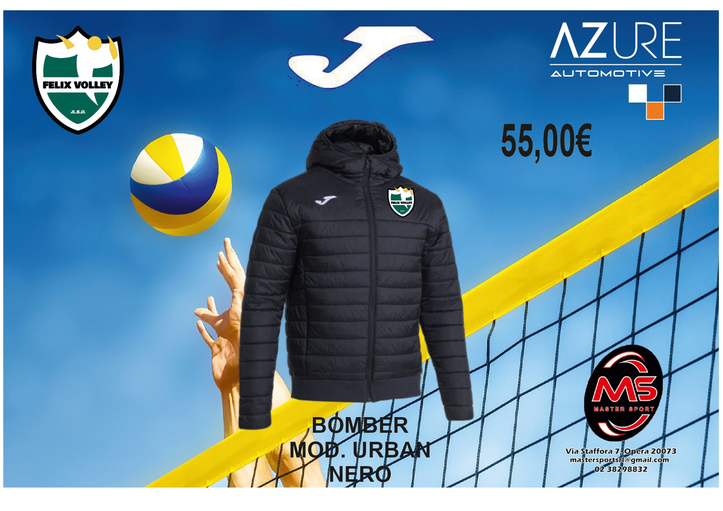 Bomber Nero Felix Volley