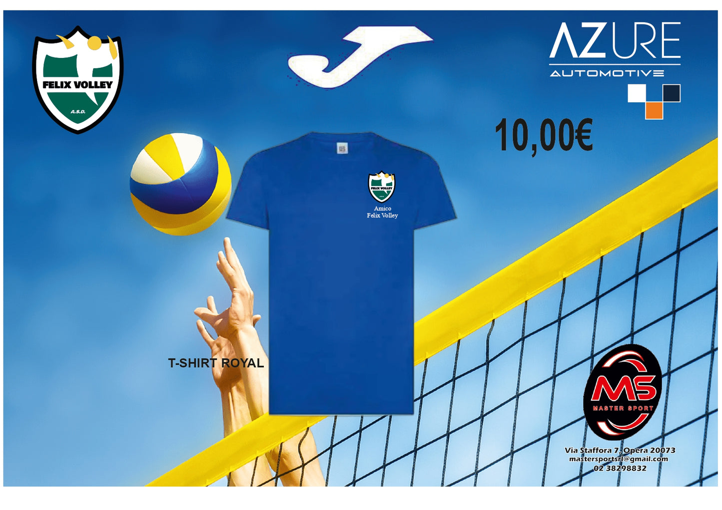T-Shirt Royal Felix Volley