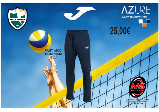 Pantalone Blu Felix Volley