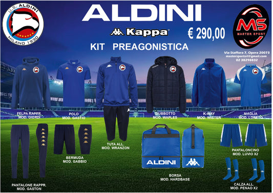 Kit Completo Pre-Agonistica Aldini