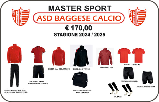 Baggese Calcio Kit Completo