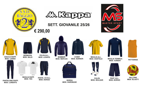 Baggio 2 Kit Completo Settore Giovanile