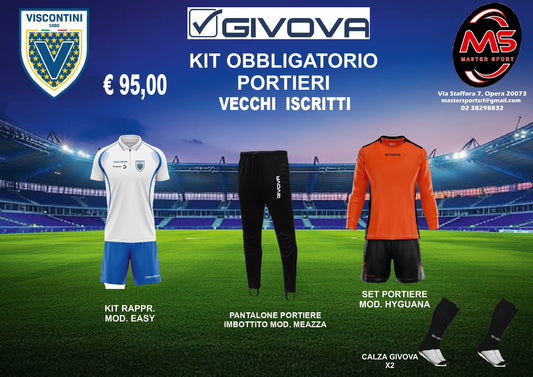 KIT OBBLIGATORIO PORTIERE VECCHI ISCRITTI VISCONTINI