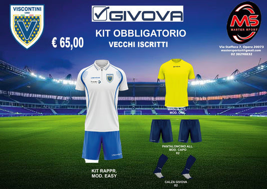 KIT OBBLIGATORIO VECCHI ISCRITTI VISCONTINI